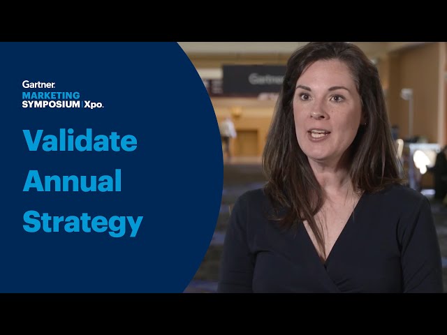 Validate Your Annual Strategy With Gartner Marketing Symposium/Xpo