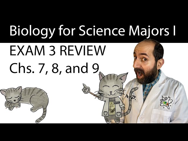 BIOL1406 Exam 3 Review - Chapters 7, 8, and 9