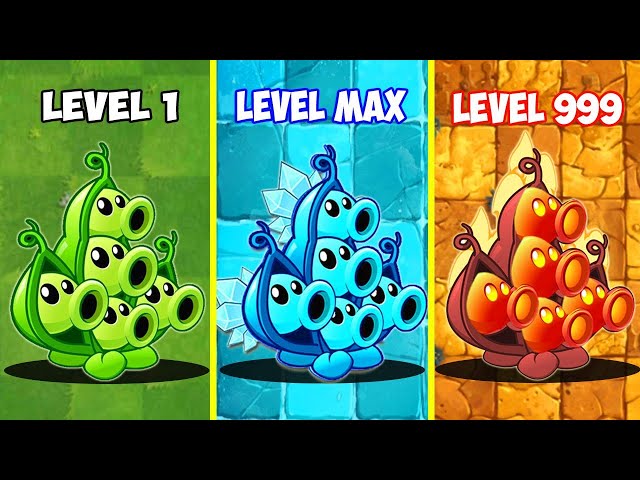 Pvz 2 Discovery - Random 20 Plants Level 1 vs Max Level vs Max Mastery