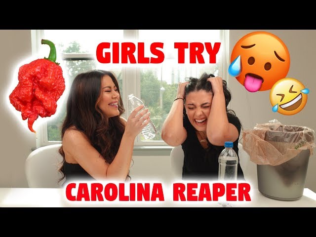 Girls Attempt World’s Hottest Pepper Challenge: Carolina Reaper