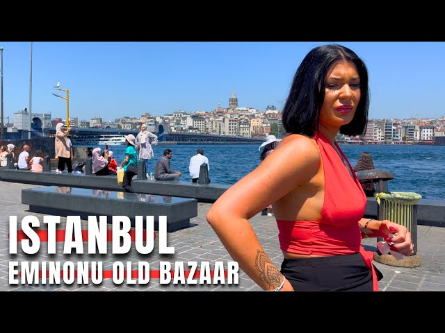 Istanbul 2022 Eminonu-Sirkeci 22 May Walking Tour|4k UHD 60fps