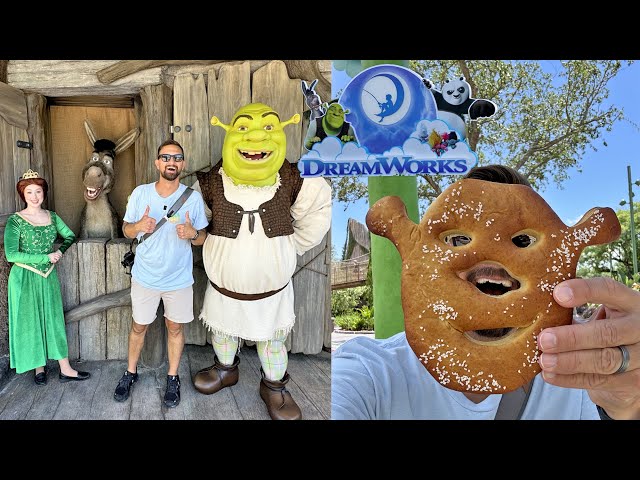 Previewing The ALL NEW DreamWorks Land At Universal Studios! | Trollercoaster, NEW Snacks & Show!