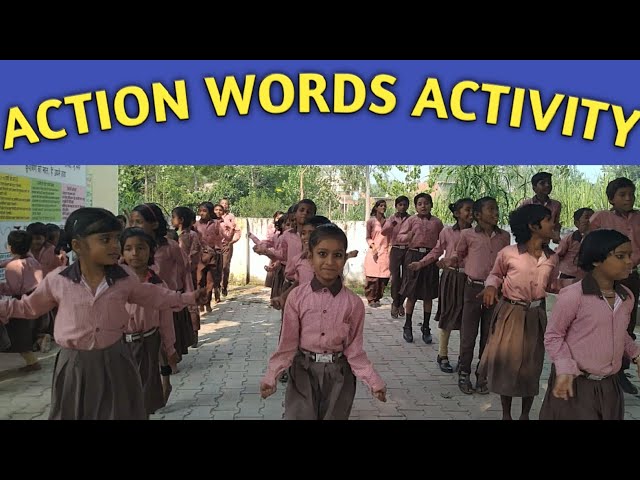 Action words Activity। Verb Activity for kids