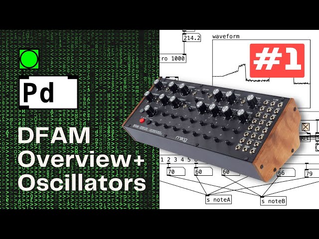 Recreating the Moog DFAM in Pure Data Ep.1 | Overview and Oscillators