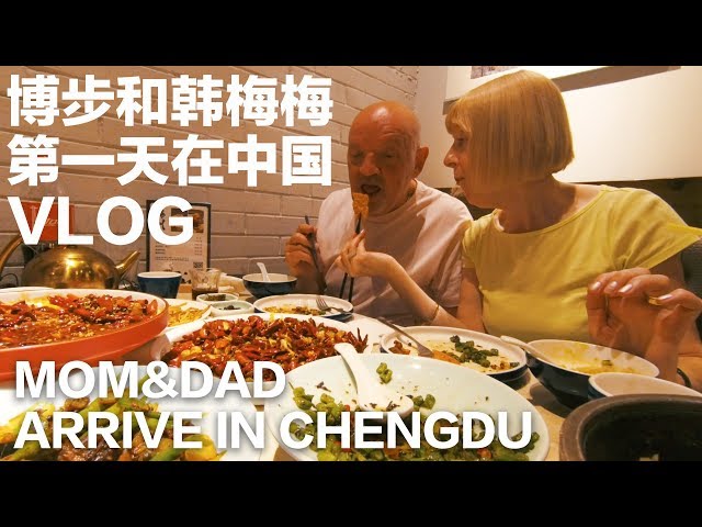 Sichuan Food & Chengdu's Shiba Inu Cafe博步和韩梅梅在中国第一天：成都 柴犬 川菜