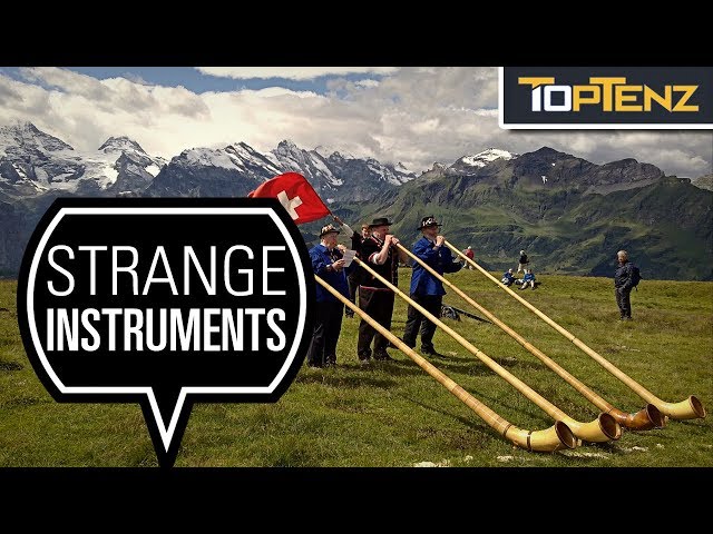 Top 10 WEIRD and Unique MUSICAL INSTRUMENTS