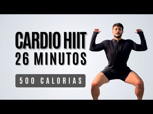 26 minutos de CARDIO HIIT ( TODOS EM PÉ ) para queimar gordura e emagrecer rápido em casa