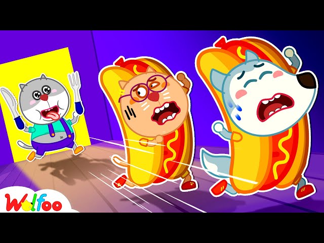 No Biting Baby! - Don't Eat Too Much Hot Dog - Wolfoo Learns Healthy Food Choices 🤩 Kids Cartoon