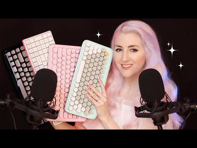 ASMR Keyboard Typing For When You Can't Sleep (every keyboard I own!)