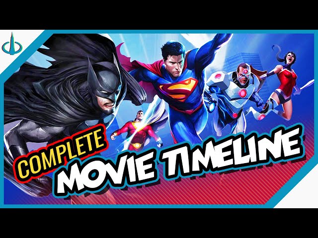 The COMPLETE DC Animated Movies Viewing Order ("Flashpoint Paradox" to "Apokolips War")