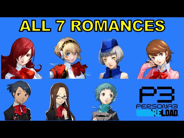 Persona 3 Reload: All Romance Scenes (Mitsuru, Yukari, Aigis, Elizabeth, Yuko, Fuuka, Chihiro)