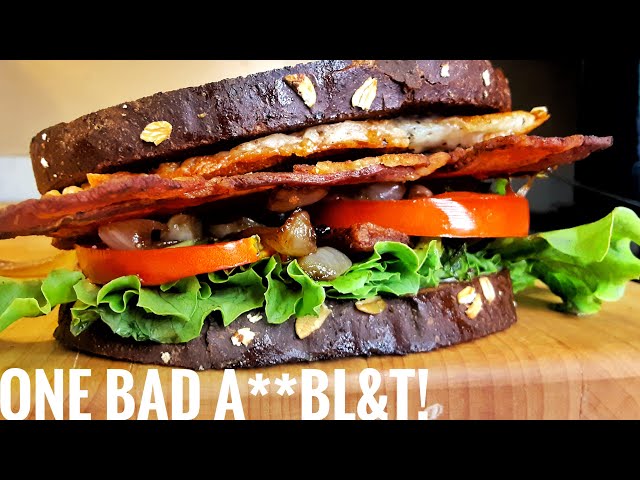 The Most INCREDIBLE BLT Sandwich You'll Ever Make-Bacon In Every Bite!