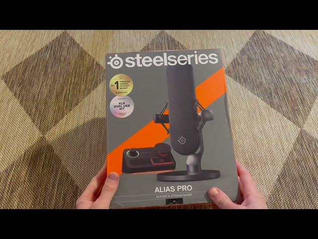 SteelSeries Alias Pro Microphone Unboxing @StephenSamuelsen