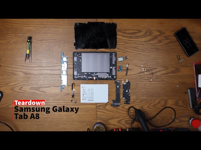 Disassembling The Samsung Galaxy Tab A8 - SM-X205 - Revealing Its Secrets