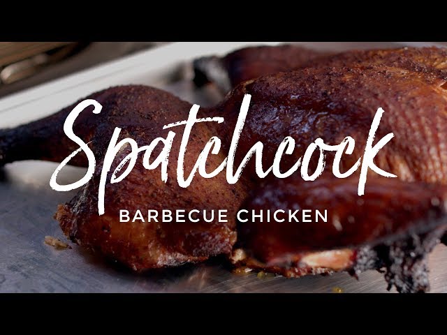 Spatchcock BBQ Chicken on the Kamado Joe Classic II