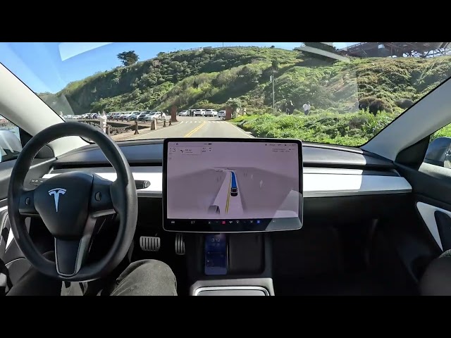 Fort Point on Tesla Full Self-Driving Beta 11.3.4