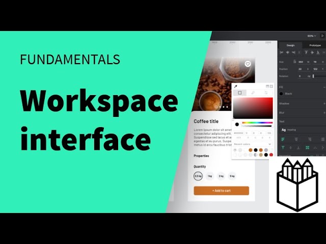 Workspace interface - Penpot fundamentals