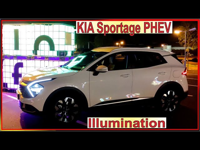 KIA Sportage PHEV 2023 - Beleuchtung innen & außen - Langzeit Test KIA Sportage Plugin Hybrid