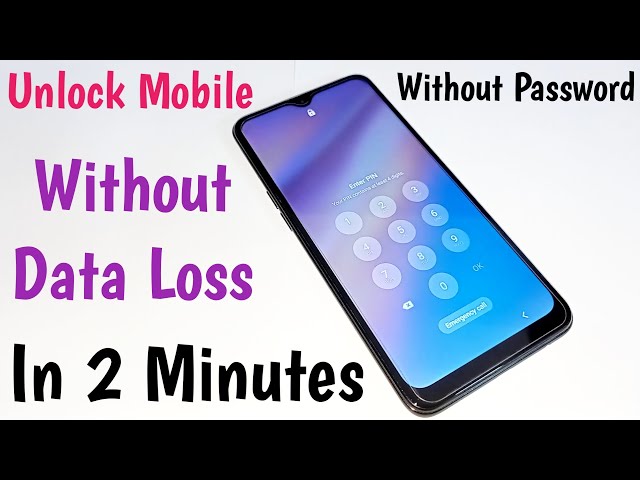 Unlock Mobile In 2 Minutes Without Password & Data Loss | Unlock Android Phone Forgot Password Lock