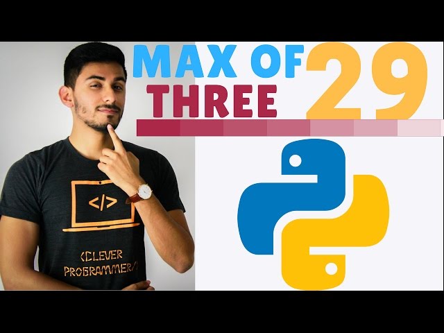 Learn Python Programming - 29 - Find the Biggest Guy (Exercise)