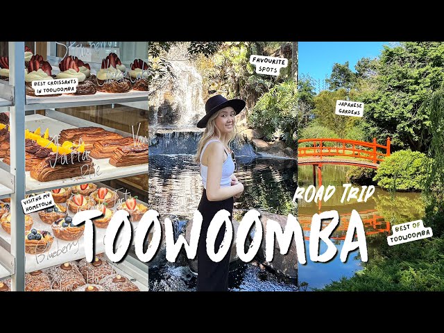 Toowoomba Road Trip 🚘 Things to do: Picnic Point Lookout,  Japanese Gardens, Bakers Duck croissants