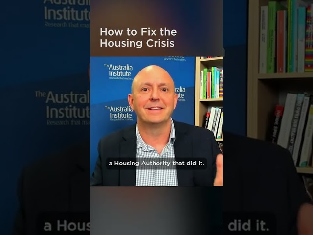 How to Fix the Housing Crisis | Richard Denniss Explains #shorts