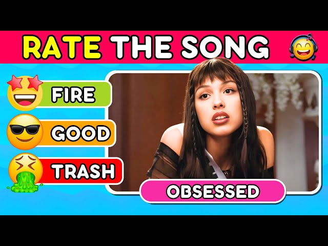 RATE THE SONG 🎵  2024 Top Songs Tier List | Music Quiz #7