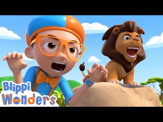 Blippi ROARS Like a Lion! | Blippi Wonders Educational Videos for Kids