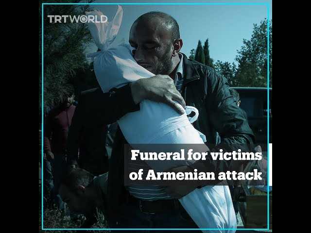 Funeral held for civilians killed in Armenia's attack on Azerbaijan's Ganja city