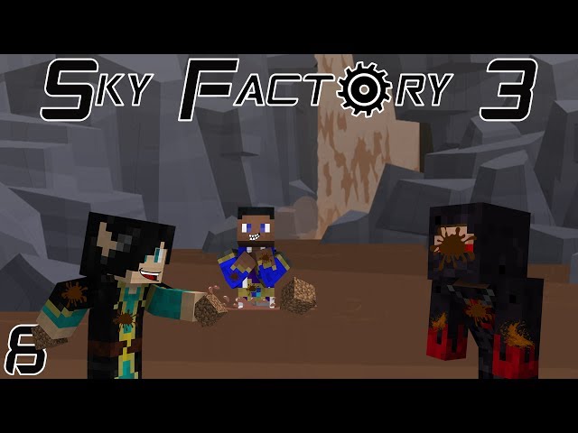 Sky Factory 3 (Minecraft Modded) Ep:8 Down and Dirty