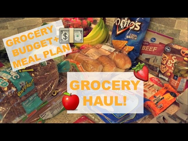GROCERY HAUL | MY GROCERY BUDGET AND MEAL PLAN! | OCTOBER 5, 2016