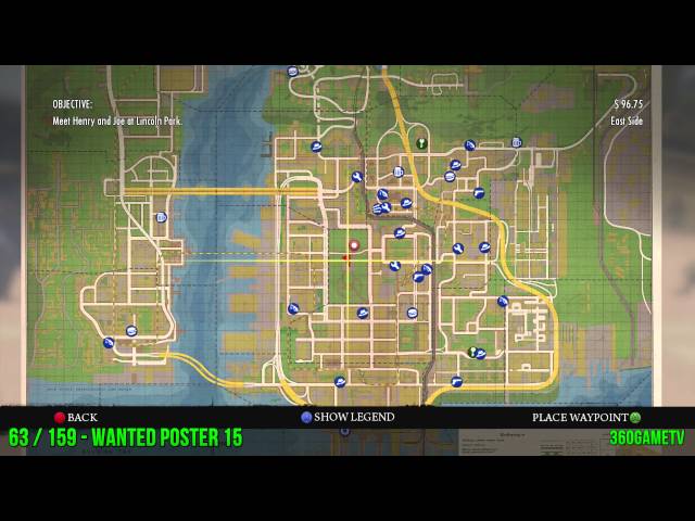 Mafia 2 - All Wanted Poster Collectible Locations - Card Sharp Achievement Trophy Guide - 4k HD