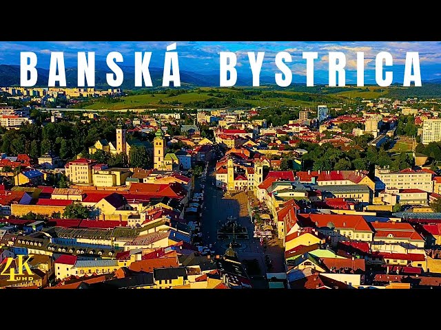 Banská Bystrica , Slovakia 🇸🇰 4K UHD | Drone Footage
