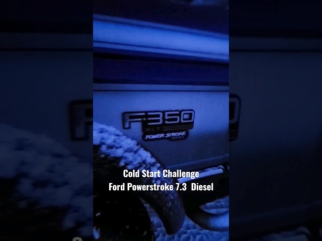 Cold Start Challenge 🥶| Ford 7.3 Powerstroke Diesel