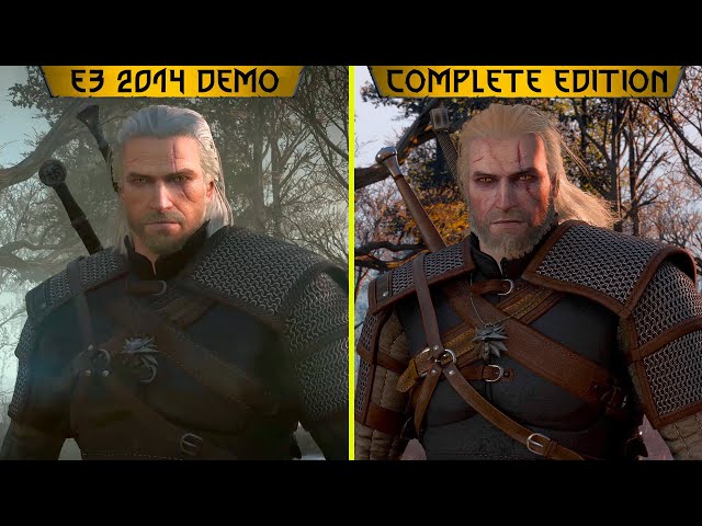 The Witcher 3 E3 2014 Demo vs Free Next Gen Patch PC RTX 3080 Graphics Comparison