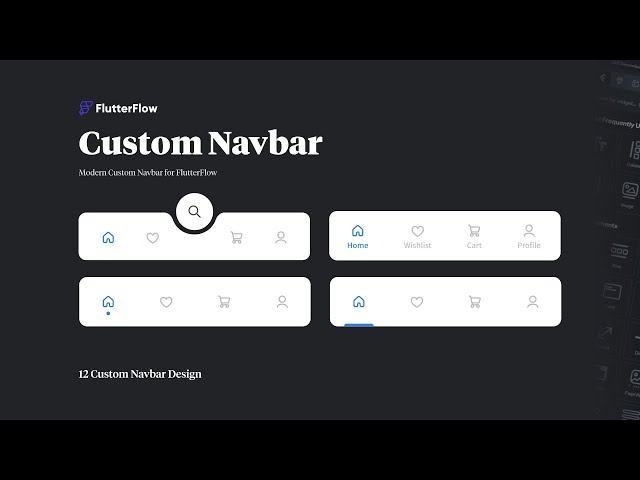 FlutterFlow Custom Navbar Tutorial