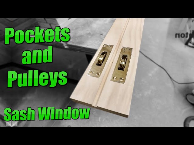 Machining Pockets and Pulley Housings on a Sash Window Part 3 - Mighton Series