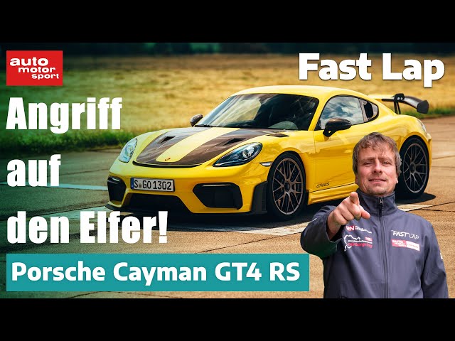 Porsche Cayman GT4 RS: Hardcore und Attacke! - Fast Lap | auto motor und sport