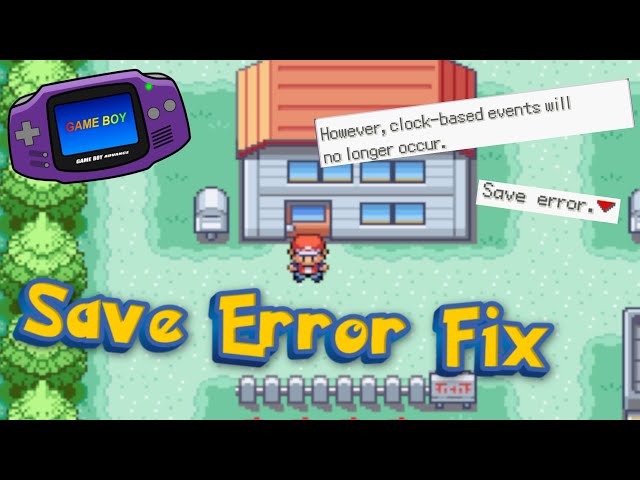 How to Fix Pokemon Save Error VBA