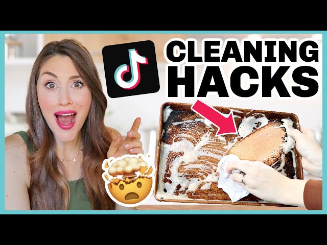 GENIUS TIKTOK CLEANING HACKS YOU HAVE TO TRY 🤯