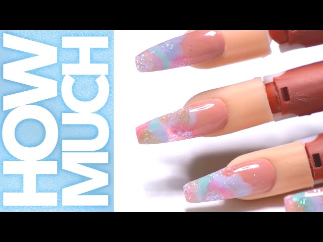 How Much? | Cotton Candy Dream Acrylic Nails