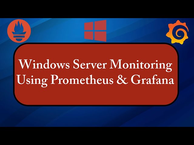 Prometheus for Server Monitoring | Grafana Tutorial on Windows | Prometheus Windows Exporter