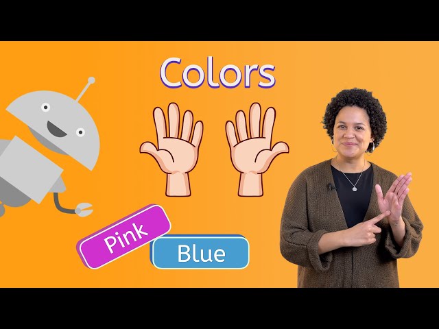 Help me learn the colors in ASL!