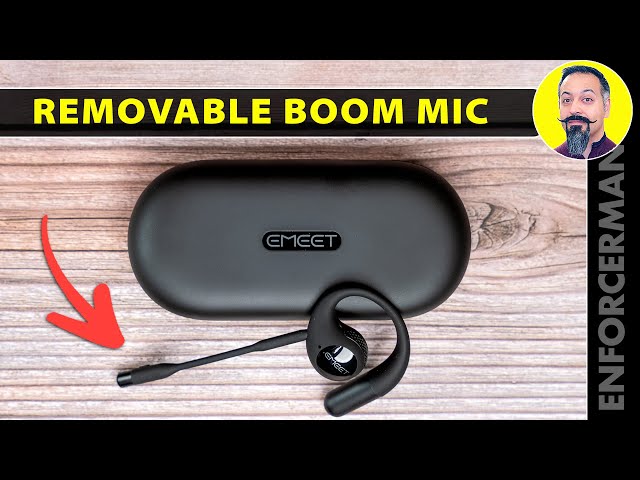 Top-notch Headset Featuring Removable Boom Mic - Emeet Air Flow