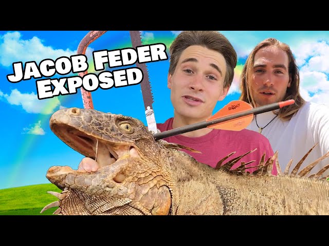 Jacob Feder Tortures Dying Iguana To Fake 30,000$ Rescue Video