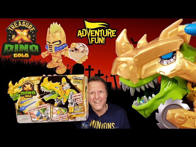Treasure X Dino Gold “Battle Rex Dino Dissection” Adventure Fun Toy review!