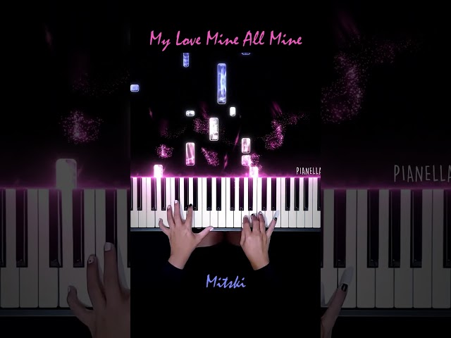 Mitski - My Love Mine All Mine Piano Cover #MyLoveMineAllMine #PianellaPianoShorts