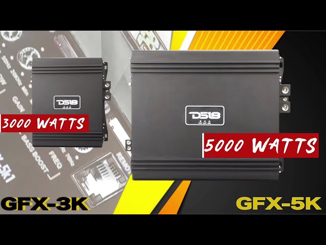 DS18 GFX SERIES ( 3K 5K 8K ) THE WORLD'S BEST FULL RANGE COMPACT AMP