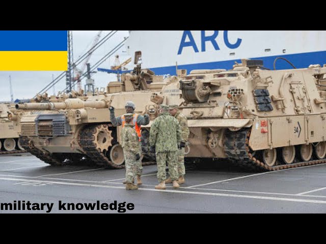 Dozens of US Military Vehicles Deployed to Ukraine to Cover the Battlefield