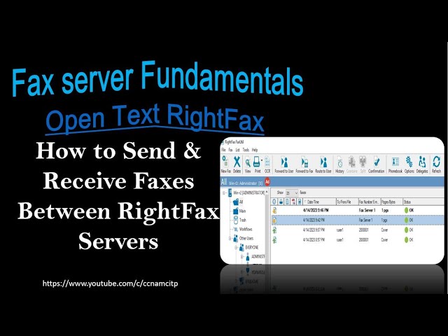 How to Send & Receive Faxes Between RightFax Servers Open Text RightFax